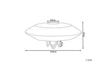 Texna Pöytävalaisin 18 cm E27 - Luonnollinen - Valaistus - Sisävalaistus & lamput - Ikkunavalaisimet - Ikkunavalaisin jalalla