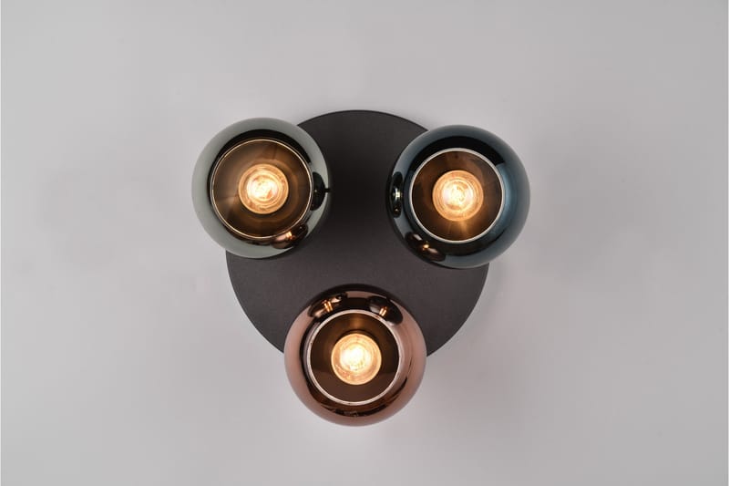 Kattovalaisin Sheldon 3-os E14 Moniväri - TRIO - Valaistus - Sisävalaistus & lamput - Erikoisvalaisin - Tiffanylamppu