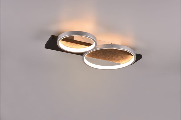 LED-Kattovalaisin Medera 2-os Harmaa - TRIO - Tiffanylamppu - Olohuoneen valaisin - Plafondit - Kattovalaisin