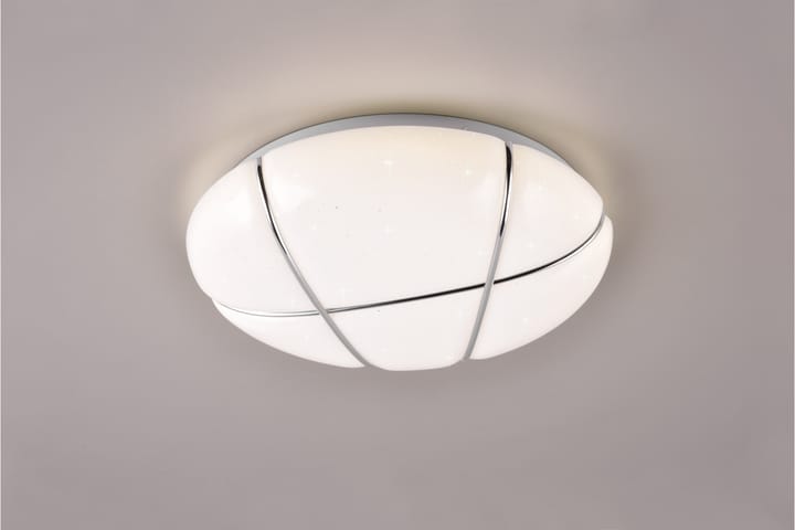 LED-Kattovalaisin Tibor 28cm Valkoinen - TRIO - Tiffanylamppu - Olohuoneen valaisin - Plafondit - Kattovalaisin