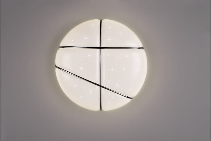 LED-Kattovalaisin Tibor 28cm Valkoinen - TRIO - Tiffanylamppu - Olohuoneen valaisin - Plafondit - Kattovalaisin