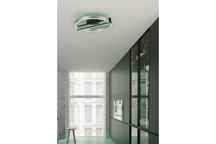 LED-Kattovalaisin WiZ Thompson 55 cm RGB Harjattu Alumiini - TRIO - Tiffanylamppu - Olohuoneen valaisin - Plafondit - Kattovalaisin