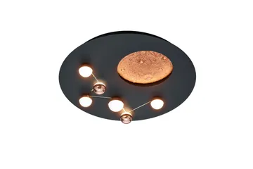 LED-Kattovalaisin Zodiac Mattamusta - TRIO - Valaistus - Sisävalaistus & lamput - Olohuoneen valaisin