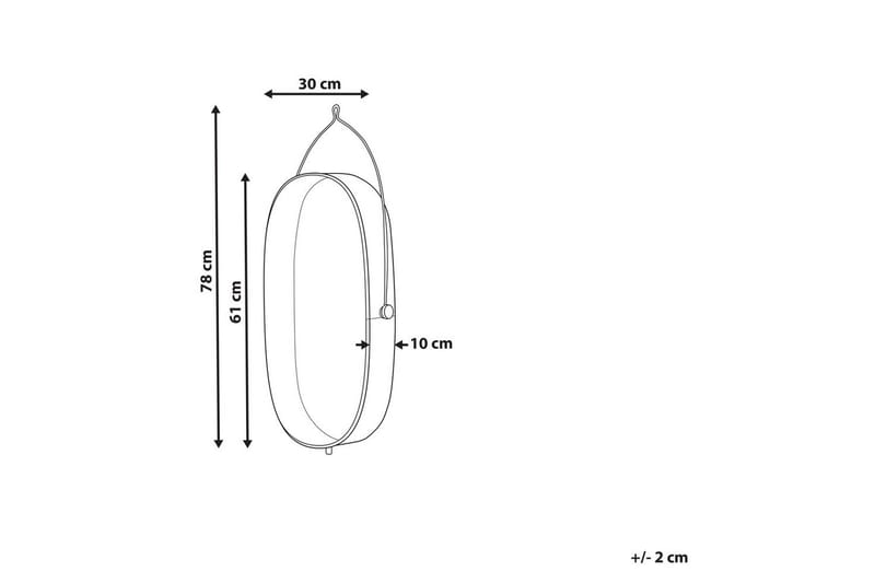 Tireno Seinävalaisin 73 cm E27 - Vaalea puu - Valaistus - Sisävalaistus & lamput - Erikoisvalaisin - Riisipaperivalaisin