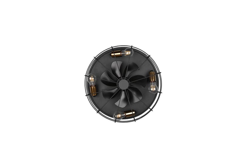 Ventilator TRIO Trondheim Mattamusta - Mattamusta - Valaistus - Sisävalaistus & lamput - Erikoisvalaisin - Tiffanylamppu