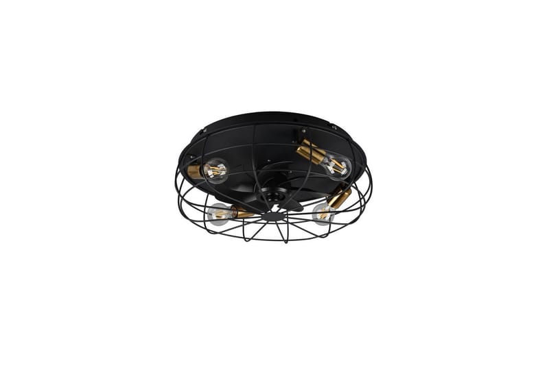 Ventilator TRIO Trondheim Mattamusta - Mattamusta - Valaistus - Sisävalaistus & lamput - Erikoisvalaisin - Tiffanylamppu