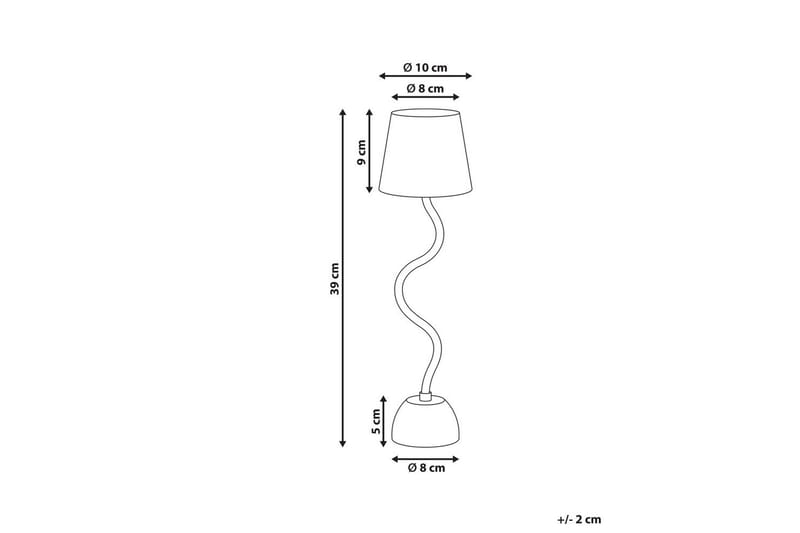 Vougali LED Pöytävalaisin 39 cm - Musta - Valaistus - Sisävalaistus & lamput - Erikoisvalaisin - Riisipaperivalaisin