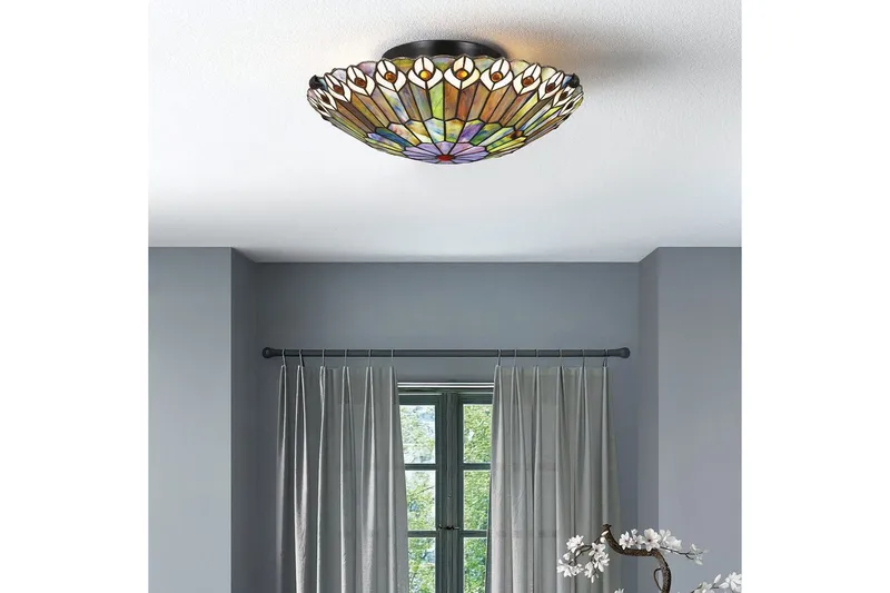 Watkins Quoizel Kattovalaisin - Valaistus - Sisävalaistus & lamput - Erikoisvalaisin - Tiffanylamppu