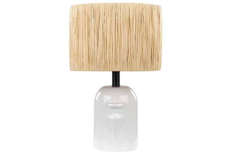 Yadasi Pöytävalaisin 46 cm E27, Valkoinen/Luonnonväri