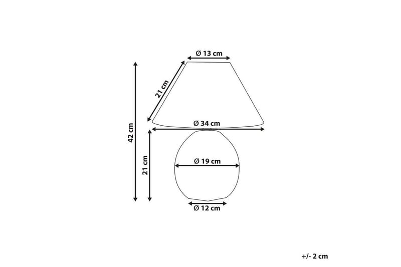 Zakel Pöytävalaisin 42 cm E27 - Kermanvalkoinen/Musta - Valaistus - Sisävalaistus & lamput - Erikoisvalaisin - Riisipaperivalaisin