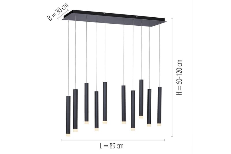 Bruno Just Light Kattovalaisin - Valaistus - Sisävalaistus & lamput - Ikkunavalaisimet - Ikkunavalaisin riippuva