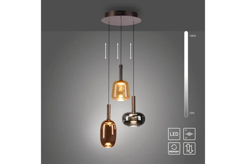 Irides Paul Neuhaus Kattovalaisin - Valaistus - Sisävalaistus & lamput - Ikkunavalaisimet - Ikkunavalaisin riippuva