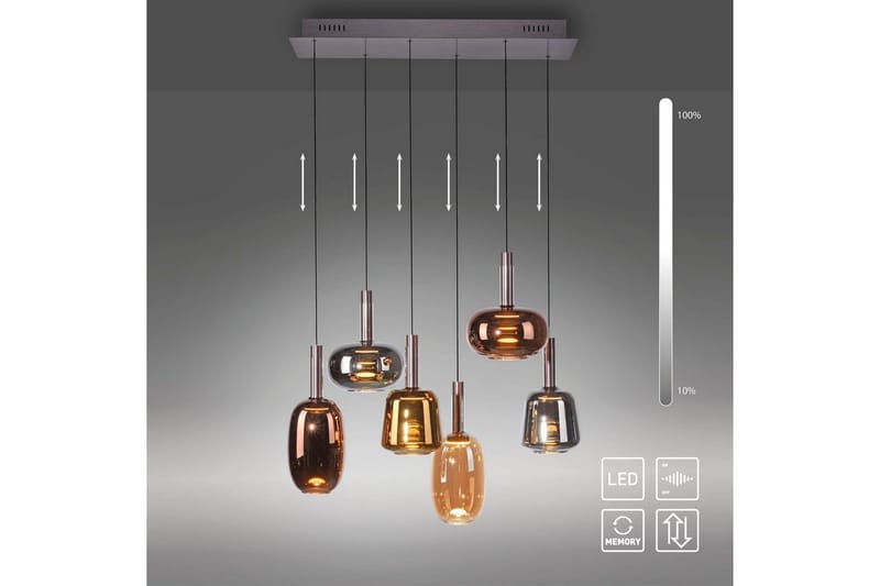 Irides Paul Neuhaus Kattovalaisin - Valaistus - Sisävalaistus & lamput - Ikkunavalaisimet - Ikkunavalaisin riippuva