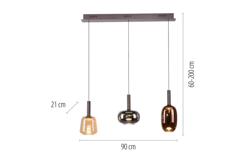 Irides Paul Neuhaus Kattovalaisin - Valaistus - Sisävalaistus & lamput - Ikkunavalaisimet - Ikkunavalaisin riippuva
