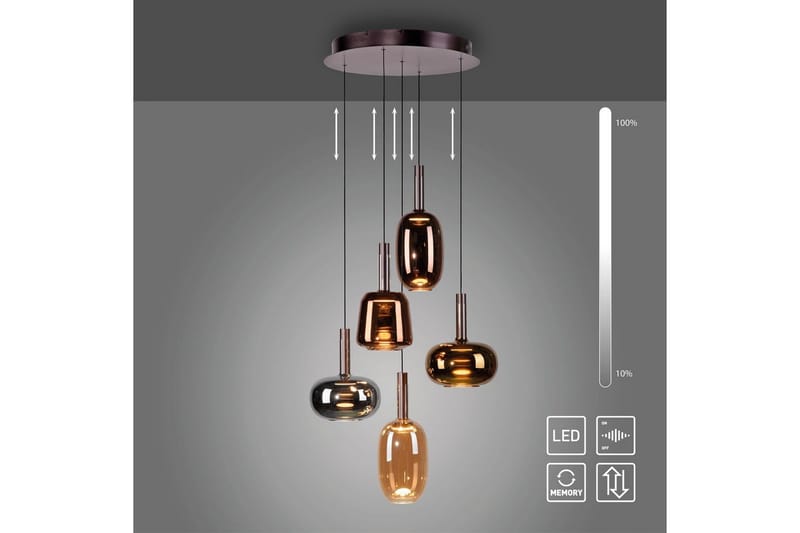 Irides Paul Neuhaus Kattovalaisin - Valaistus - Sisävalaistus & lamput - Ikkunavalaisimet - Ikkunavalaisin riippuva