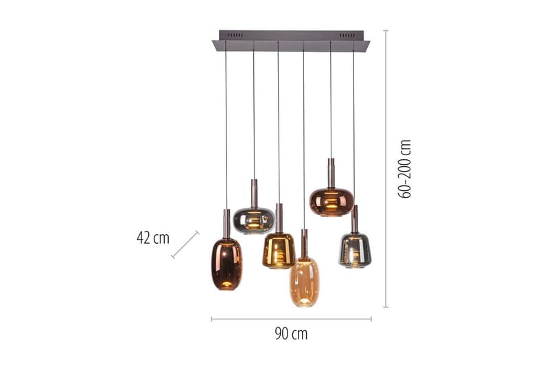 Irides Paul Neuhaus Kattovalaisin - Valaistus - Sisävalaistus & lamput - Ikkunavalaisimet - Ikkunavalaisin riippuva