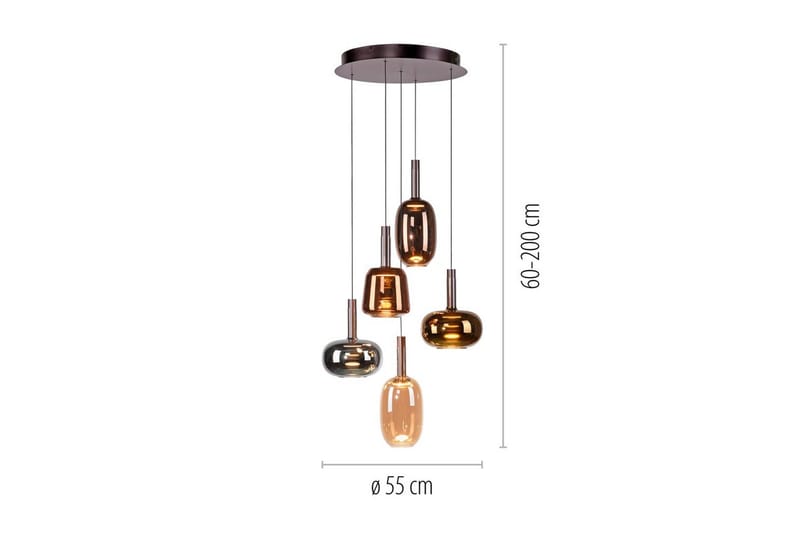 Irides Paul Neuhaus Kattovalaisin - Valaistus - Sisävalaistus & lamput - Ikkunavalaisimet - Ikkunavalaisin riippuva