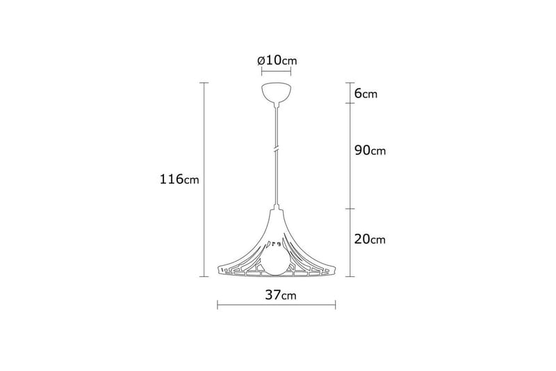 Kattokruunu Benros Kupari - Kupari - Valaistus - Sisävalaistus & lamput - Ikkunavalaisimet - Ikkunavalaisin riippuva