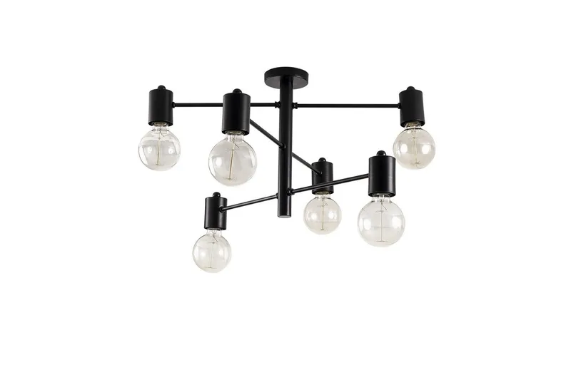 Kattokruunu Hexaia Alas Musta, Musta