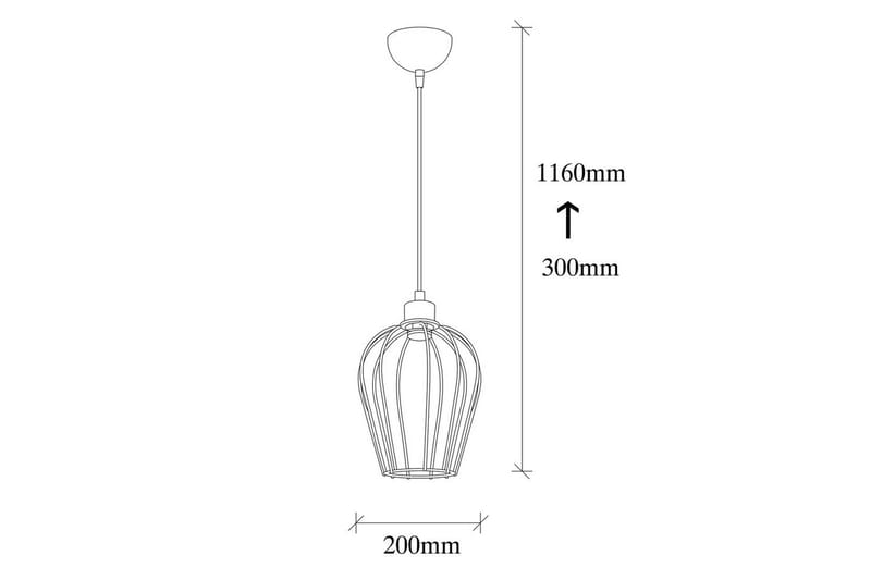 Kattokruunu Majrulali Musta Yksittäinen pistorasia - Yksittäinen pistorasia - Valaistus - Sisävalaistus & lamput - Ikkunavalaisimet - Ikkunavalaisin riippuva