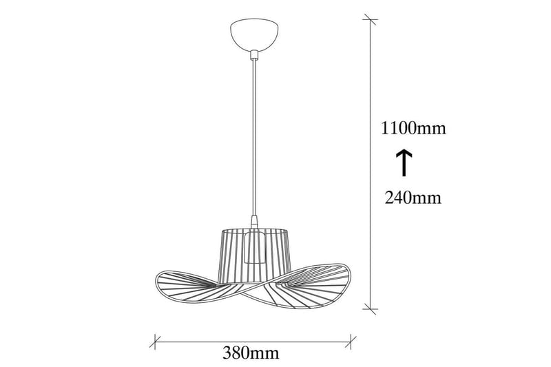 Kattokruunu Majrulato Musta Halkaisija: 38 cm - Halkaisija: 38 cm - Valaistus - Sisävalaistus & lamput - Ikkunavalaisimet - Ikkunavalaisin riippuva
