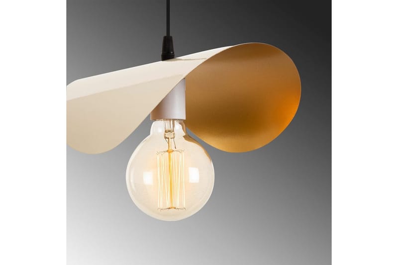 Kattokruunu Sugana Kaareva Valkoinen / Kulta - Valkoinen / Kulta - Valaistus - Sisävalaistus & lamput - Ikkunavalaisimet - Ikkunavalaisin riippuva