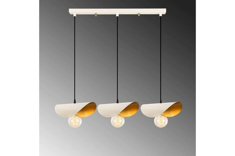 Kattokruunu Sugana Three Valkoinen / Kulta - Kulta/Valkoinen - Valaistus - Sisävalaistus & lamput - Ikkunavalaisimet - Ikkunavalaisin riippuva