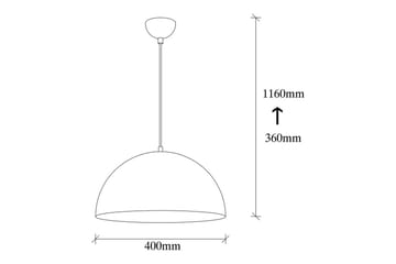 Kattokruunu Zephyra Valkoinen / Kulta Halkaisija: 40 cm - Halkaisija: 40 cm - Valaistus - Sisävalaistus & lamput - Keittiövalaisin - Kattovalaisin keittiö