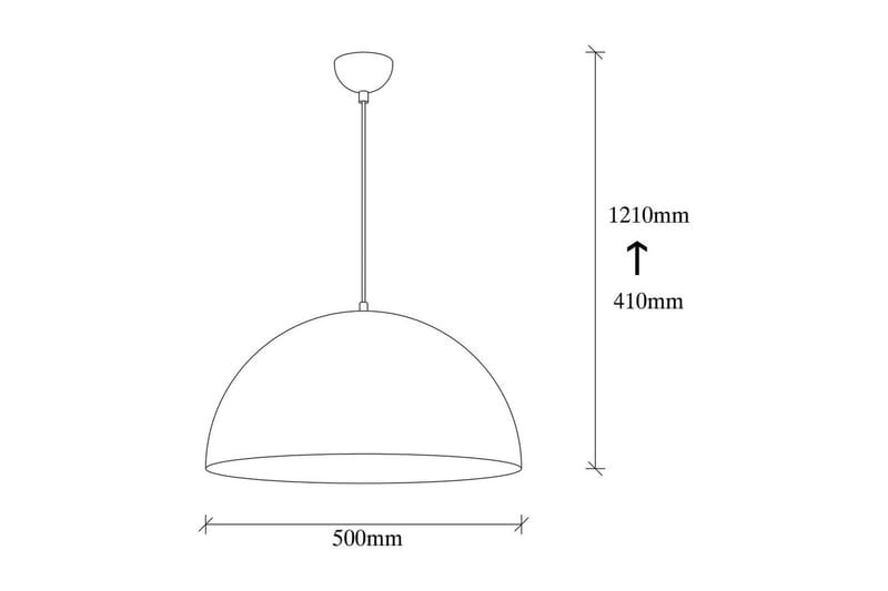 Kattokruunu Zephyra Valkoinen / Kulta Halkaisija: 50 cm - Halkaisija: 50 cm - Valaistus - Sisävalaistus & lamput - Keittiövalaisin - Kattovalaisin keittiö