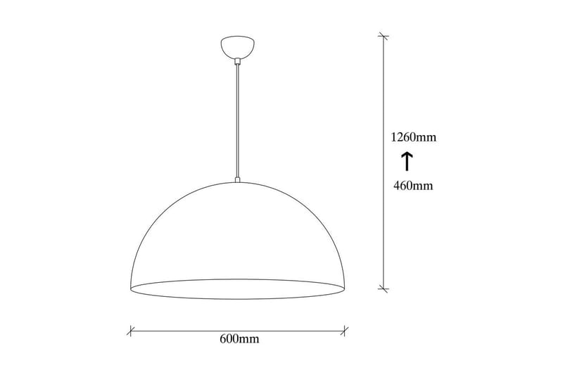 Kattokruunu Zephyra Valkoinen / Kulta Halkaisija: 60 cm - Halkaisija: 60 cm - Valaistus - Sisävalaistus & lamput - Keittiövalaisin - Kattovalaisin keittiö