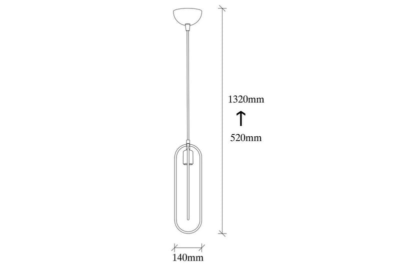 Kattokruunu Pindor Sibgle Musta / Kulta - Kulta/Musta - Valaistus - Sisävalaistus & lamput - Ikkunavalaisimet - Ikkunavalaisin riippuva