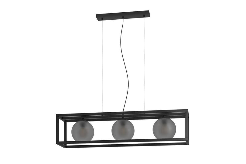 Kattopendel Eglo Arangona Musta/Harmaa Runko, 3 Lamppua, undefined