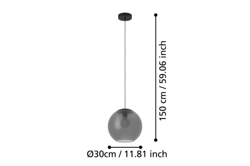 Kattopendel Eglo Arangona Musta/Harmaa - Valaistus - Sisävalaistus & lamput - Ikkunavalaisimet - Ikkunavalaisin riippuva