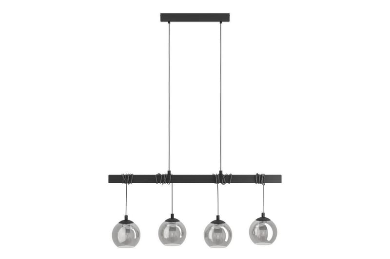 Kattopendel Eglo Argallo Musta/Läpinäkyvä, 4 Lamppua - Valaistus - Sisävalaistus & lamput - Ikkunavalaisimet - Ikkunavalaisin riippuva