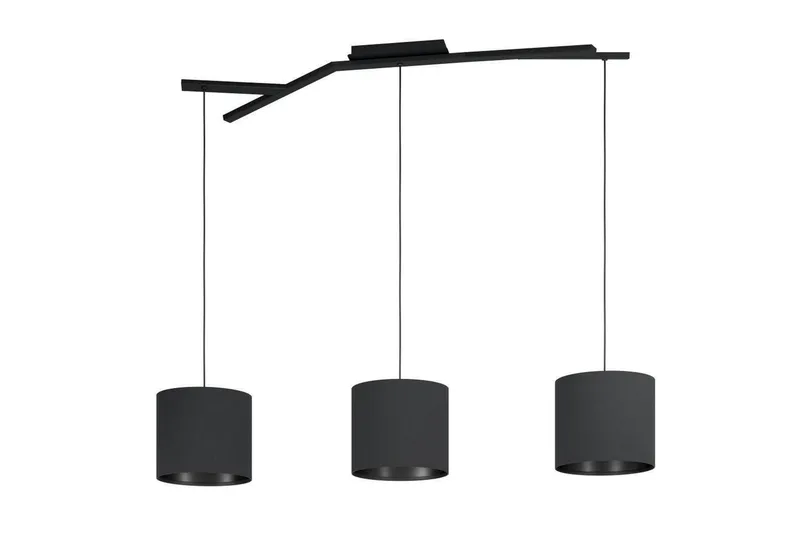 Kattopendel Eglo Balnario musta, 3 lamppua, undefined