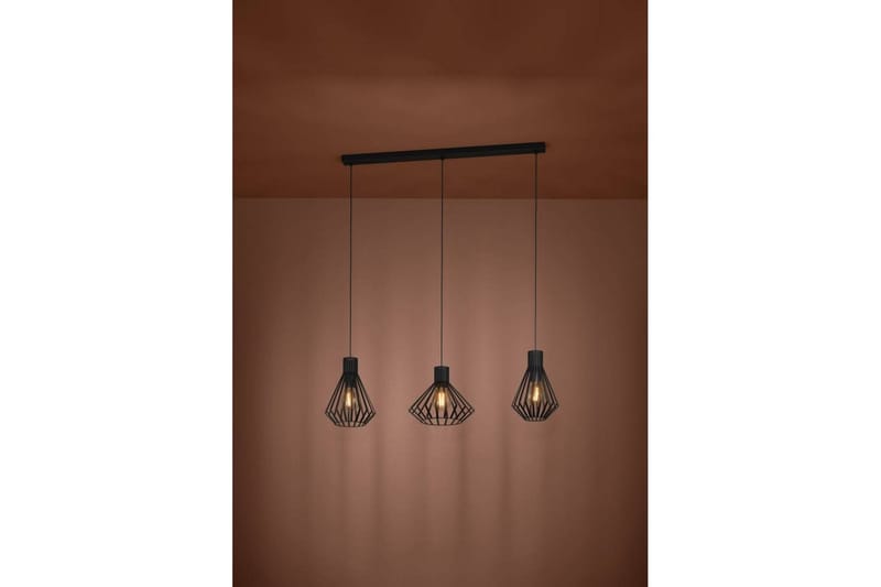 Kattopendel Eglo Basidano musta, 3 lamppua - Valaistus - Sisävalaistus & lamput - Ikkunavalaisimet - Ikkunavalaisin riippuva