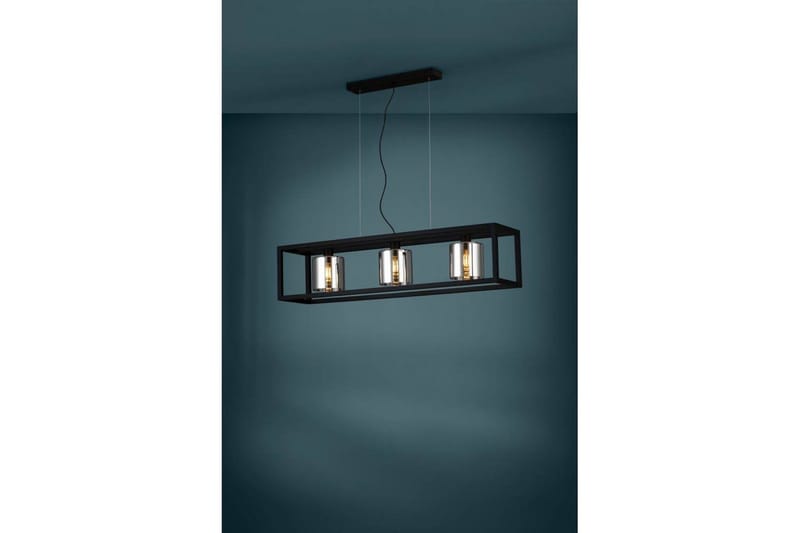Kattopendel Eglo Brisling Musta/Läpinäkyvä Kehys ja 3 Lamppua - Valaistus - Sisävalaistus & lamput - Ikkunavalaisimet - Ikkunavalaisin riippuva