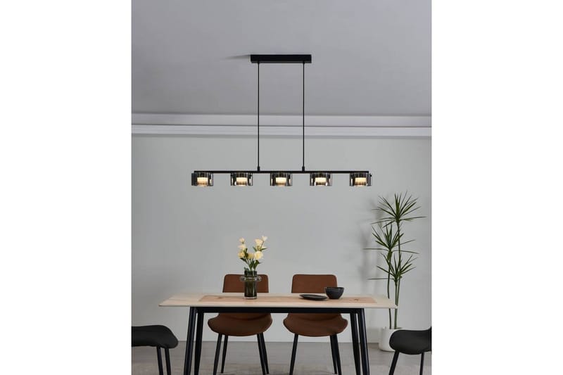 Kattopendel Eglo Copillos Musta/Läpinäkyvä 5 Lampulla - Valaistus - Sisävalaistus & lamput - Ikkunavalaisimet - Ikkunavalaisin riippuva