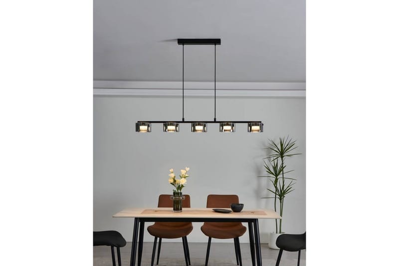 Kattopendel Eglo Copillos Musta/Läpinäkyvä 5 Lampulla - Valaistus - Sisävalaistus & lamput - Ikkunavalaisimet - Ikkunavalaisin riippuva