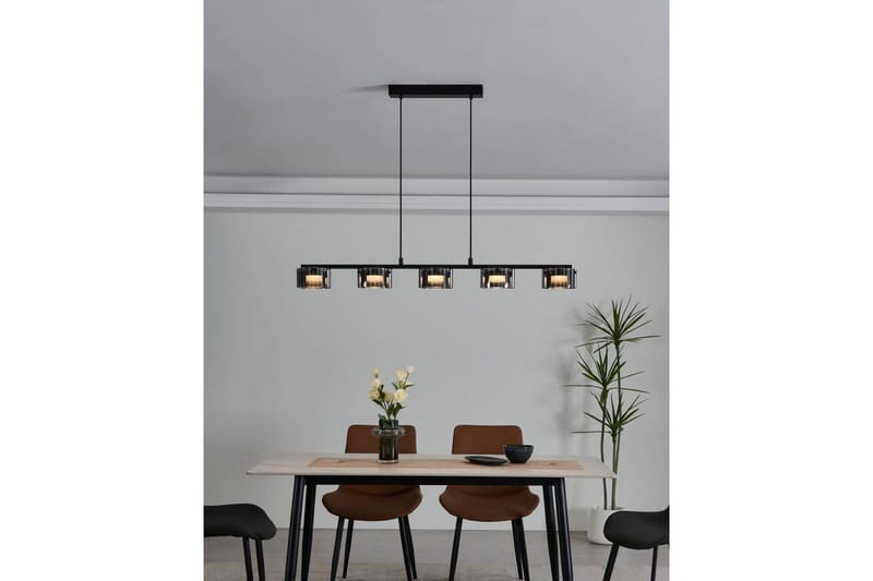 Kattopendel Eglo Copillos Musta/Läpinäkyvä 5 Lampulla - Valaistus - Sisävalaistus & lamput - Ikkunavalaisimet - Ikkunavalaisin riippuva