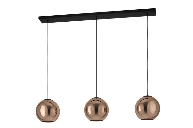 Kattopendel Eglo Cordoba Musta/Kupari, jossa 3 Lamppua, undefined