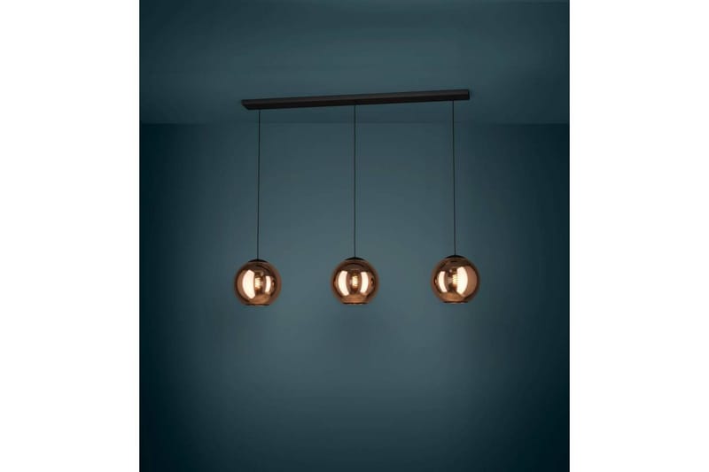 Kattopendel Eglo Cordoba Musta/Kupari, jossa 3 Lamppua - Valaistus - Sisävalaistus & lamput - Ikkunavalaisimet - Ikkunavalaisin riippuva