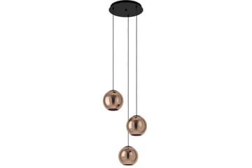 Kattopendel Eglo Cordoba Rondelli Musta/Kupari 3 Lampulla - Valaistus - Sisävalaistus & lamput - Ikkunavalaisimet - Ikkunavalaisin riippuva