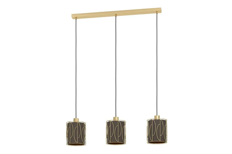 Kattopendel Eglo Corojal Cappuccino/Messinki, jossa 3 Lamppua, undefined