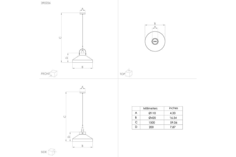 Kattopendel Eglo Estepona Harmaa - Valaistus - Sisävalaistus & lamput - Ikkunavalaisimet - Ikkunavalaisin riippuva