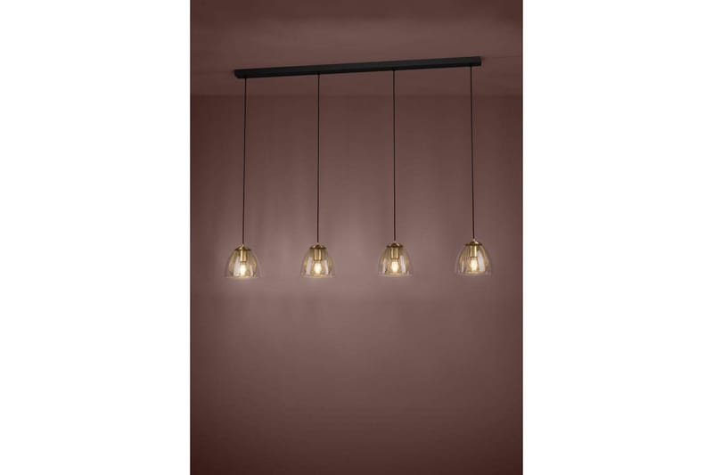 Kattopendel Eglo Jazminia Messinki/Kirkas, neljällä lampulla - Valaistus - Sisävalaistus & lamput - Ikkunavalaisimet - Ikkunavalaisin riippuva