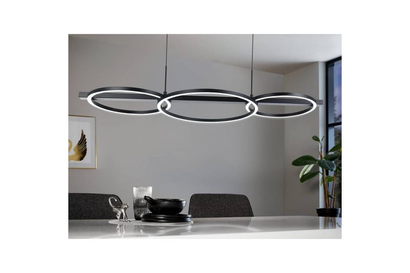 Kattopendel Eglo Lanacera Musta/Kulta - Valaistus - Sisävalaistus & lamput - Ikkunavalaisimet - Ikkunavalaisin riippuva