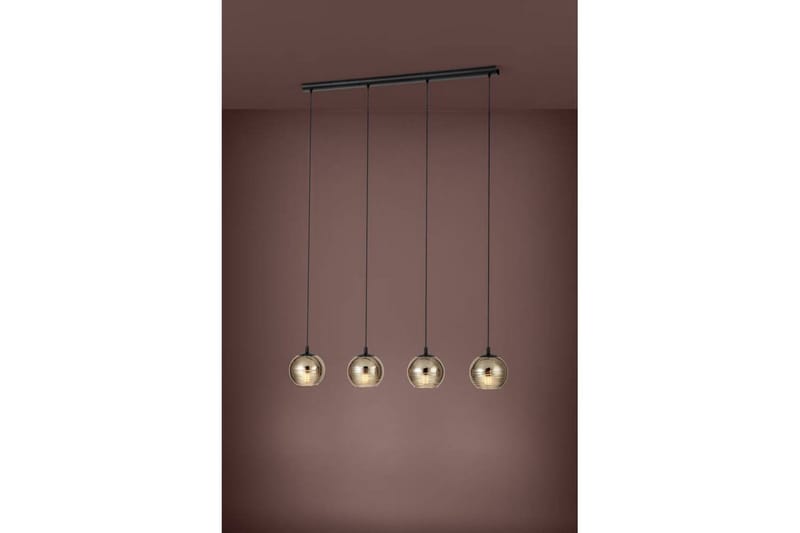 Kattopendel Eglo Lemorieta Musta/Kultainen 4 Lamppua - Valaistus - Sisävalaistus & lamput - Ikkunavalaisimet - Ikkunavalaisin riippuva