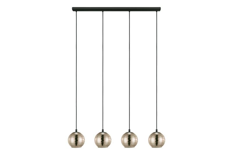 Kattopendel Eglo Lemorieta Musta/Kultainen 4 Lamppua - Valaistus - Sisävalaistus & lamput - Ikkunavalaisimet - Ikkunavalaisin riippuva