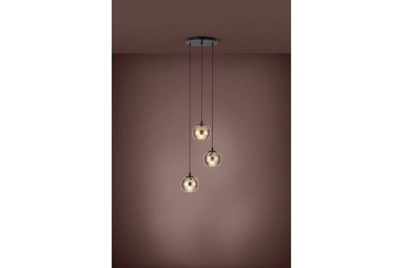 Kattopendel Eglo Lemorieta Musta/Kultainen Rondelli 3 Lamppua - Valaistus - Sisävalaistus & lamput - Ikkunavalaisimet - Ikkunavalaisin riippuva